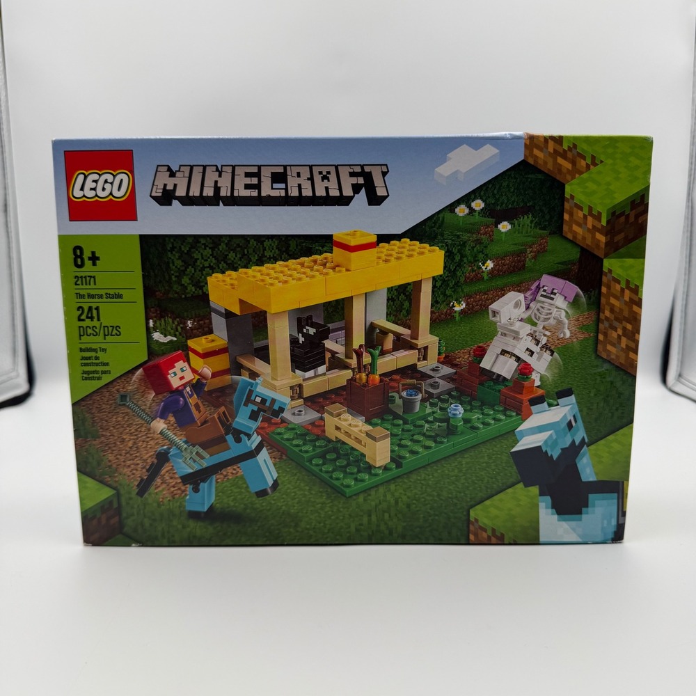 LEGO Minecraft 21171 The Horse Stable Building Set Sealed New Retired